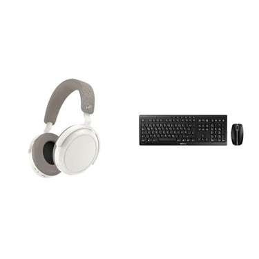 Sennheiser Momentum 4 Wireless Kopfhörer mit Bluetooth & Cherry Stream Desktop Recharge, kabelloses Tastatur- und Maus-Set im Sale